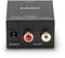 Lindy 70368 - AV Converter - Coaxiaal Toslink naar RCA - Zwart