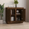 vidaXL - Dressoir - 80x34x75 - cm - bewerkt - hout - bruin - eikenkleur