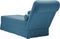 vidaXL - Chaise - longue - met - bolster - en - rechterarmleuning - fluweel - blauw