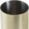 Items - Badkamer tandenborstel houder/beker - metaal - goud - 6 x 10cm