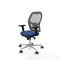 Piqueras y Crespo 2D086G0 - Bureaustoel - Verstelbare hoogte met armleuning - Marineblauw