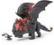 Dreamworks Dragons - Hoe Tem Je Een Draak - Rode Dood Chomping Rampage Draak 28 cm met Tandloos Figuur
