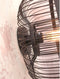 GOOD&MOJO Wandlamp Hokkaido - Bamboe Zwart - Ø38cm - Binnen
