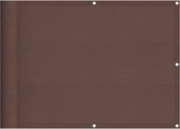 vidaXL - Balkonscherm - 75x700 - cm - 100% - oxford - polyester - bruin
