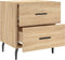 vidaXL - Nachtkastjes - 2 - st - 40x35x47,5 - cm - bewerkt - hout - sonoma - eikenkleur