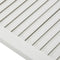 vidaXL - Kastdeur - met - lamellen - 61,5x39,4 - cm - massief - grenenhout - wit