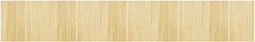 vidaXL - Vloerkleed - rechthoekig - 80x500 - cm - bamboe - lichtnaturel