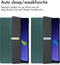 iMoshion Tablet Hoes Geschikt voor Samsung Galaxy Tab S9 - iMoshion Trifold Bookcase - Donkergroen