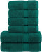 vidaXL - 6-delige - Handdoekenset - SOLUND - 600 - g/m² - groen