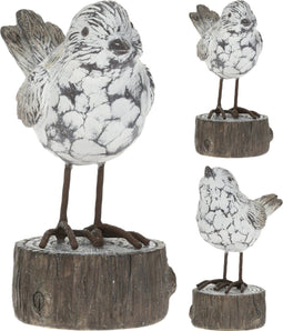 Vogel op stam 19cm 2ass