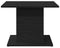 vidaXL - Salontafel - Zwarte - Eik - 55,5x55,5x40 - cm - Bewerkt - Hout