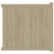 vidaXL - Nachtkastjes - 2 - st - 40x30x30 - cm - bewerkt - hout - sonoma - eikenkleurig