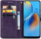 iMoshion Hoesje Geschikt voor Oppo A74 (4G) Hoesje Met Pasjeshouder - iMoshion Mandala Bookcase - Paars