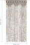 vidaXL - Gordijn - macramé - 140x240 - cm - katoen - taupe