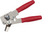 Swing-A-Way blikopener met comfortabele grip - Roestvrij staal - Rood
