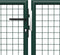 vidaXL - Poort - 400x150 - cm - staal - groen