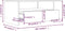 vidaXL - Salontafel - 102x55x42 - cm - bewerkt - hout - bruin - eikenkleur