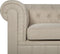 CHESTERFIELD L - Chesterfield bank - Beige - Polyester