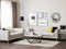 Beliani VISSLAND - Living Room Set - Beige - Polyester