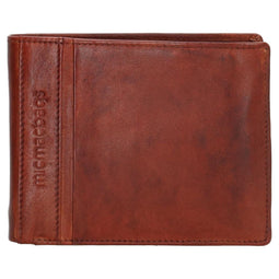 Micmacbags Wallstreet - Billfold Portemonnee - 13 x 2 x 9.5 cm - Cognac