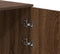 vidaXL - Opbergkast - 40x45x103,5 - cm - bewerkt - hout - bruin - eikenkleurig