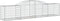 vidaXL - Schanskorven - 6 - st - gewelfd - 300x50x60/80 - cm - gegalvaniseerd - ijzer