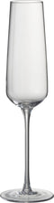 J-Line glas champagne Leo - glas - transparant - 6 stuks