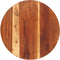 vidaXL - Tafelblad - rond - 25-27 - mm - 40 - cm - massief - acaciahout