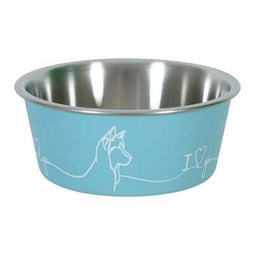 ZOLUX LOVE VOERBAK HOND BLAUW