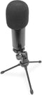Digitus DA-20301 - Microfoon - Gevoeligheid -34 dB - Frequentie 20-20000 Hz - Zwart