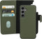 Mobiparts - Leather 2 in 1 Wallet Case - Uitneembare backcover en ruimte voor pasjes - Groen