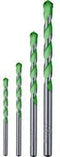 kwb 052800 40CR-staal Graniet boren 4-delig 5 mm, 6 mm, 8 mm, 10 mm Cilinderschacht 1 set(s)