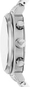 Emporio Armani Heren Horloge - Polshorloge - Quartz-chronograaf - Zilverkleurig (40 mm)