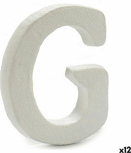 Pincello Brief G Wit Polyestyreen 1 X 15 X 13,5 Cm (12 Stuks)