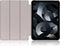 Lunso - Geschikt voor iPad 10 (2022) - Tri-Fold Bookcase hoes - Zwart