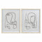 Schilderij DKD Home Decor Abstract Modern (55 x 2 x 70 cm) (2 Stuks)