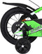 Volare Sportivo - Kinderfiets 12 Inch - Terugtraprem en handrem - Groen/Zwart