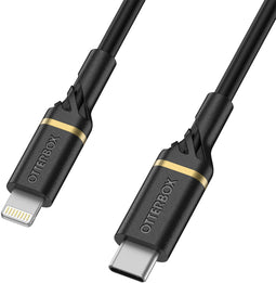 Otterbox Cable USB C-Lightning - 1M USB-PD - Zwart