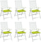 vidaXL - Tuinstoelkussens - 6 - st - 50x50x3 - cm - oxford - stof - felgroen