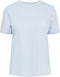 Pieces PCRIA SS FOLD UP SOLID TEE NOOS - T-shirt - Ronde hals korte mouwen - Kentucky Blue