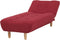 ALSTEN - Chaise longue - Rood - Symmetrisch - Polyester