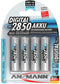 Ansmann NiMH 2850 mAh - AA Mignon Batterijen - Hoge capaciteit - (4 stuks)