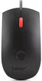 Lenovo 4Y51M03357 - USB-muis met vingerafdrukidentificatie - 1600 dpi - Draad