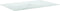 vidaXL - Tafelblad - 120x62 - cm - 8 - mm - gehard - glas - met - marmeren - design - wit
