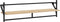 vidaXL - Wandschappen - met - stangen - 2 - st - 100x25x30 - cm - sonoma - eikenkleurig
