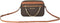 Jet Set item Large East West Signature lederen Zip Chain Crossbody Handtas (Bruin PVC/Brown)