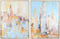 Schilderij DKD Home Decor 60 x 3,5 x 80 cm Stad 60 x 3 x 80 cm Loft (2 Stuks)