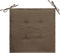 vidaXL - Tuinstoelkussens - 2 - st - 50x50x3 - cm - stof - taupe