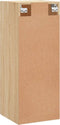 vidaXL - Hangkast - 34,5x34x90 - cm - sonoma - eikenkleurig