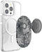 PopSockets PopGrip - Telefoonbutton en Standaard compatibel met een magnetische ring voor iPhone 12 en hoger - Zwart Bandana